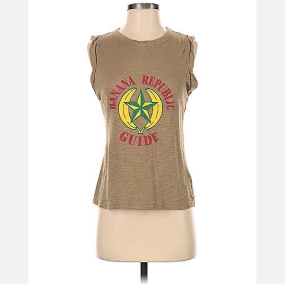 SOLD Banana Republic tee bananas & star logo collectible - Picture 2 of 6